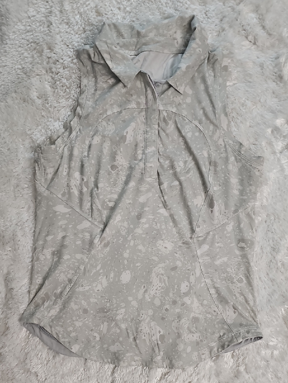 Lululemon Quick-Dry Sleeveless Polo Shirt Size 4